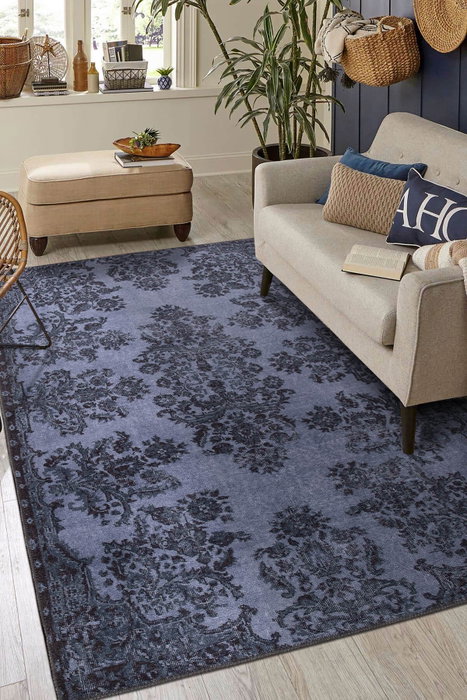 Conceptum Folk Chenille Azul Marino 75 x 150 cm Conceptum Folk Chenille Azul Marino 75 x 150 cm